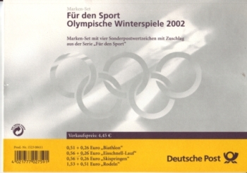 NSR MH 0047 ** - 2002 - Olympische Winterspiele 2002
